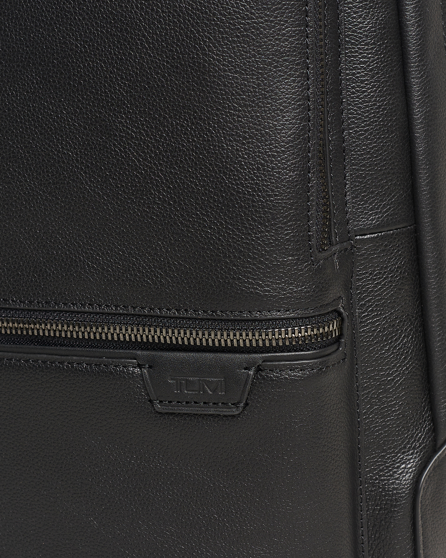 Herre | TUMI Harrison Bradner Leather Backpack Black | TUMI | Harrison Bradner Leather Backpack Black