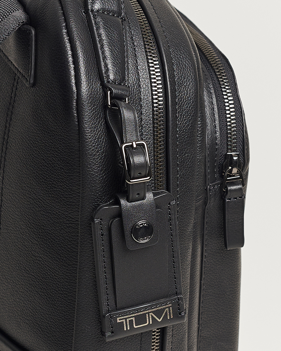Herre | TUMI Harrison Bradner Leather Backpack Black | TUMI | Harrison Bradner Leather Backpack Black