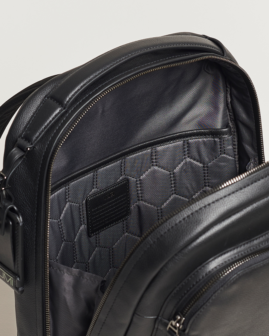 Herre | TUMI Harrison Bradner Leather Backpack Black | TUMI | Harrison Bradner Leather Backpack Black
