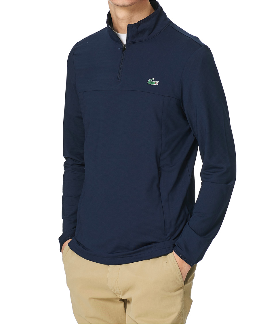 Herre | Trøjer | Lacoste Sport | Performance Midlayer Half Zip Navy Blue