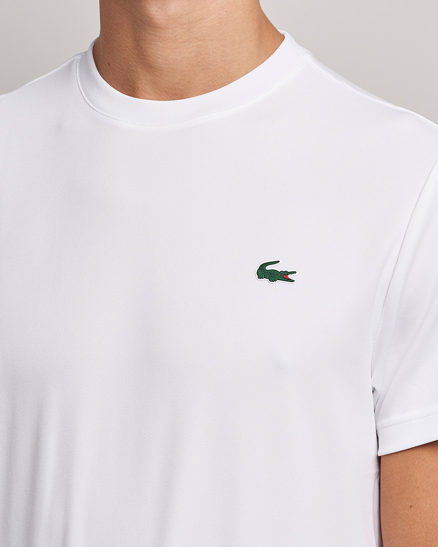 Herre | T-Shirts | Lacoste Sport | Performance Crew Neck T-Shirt White