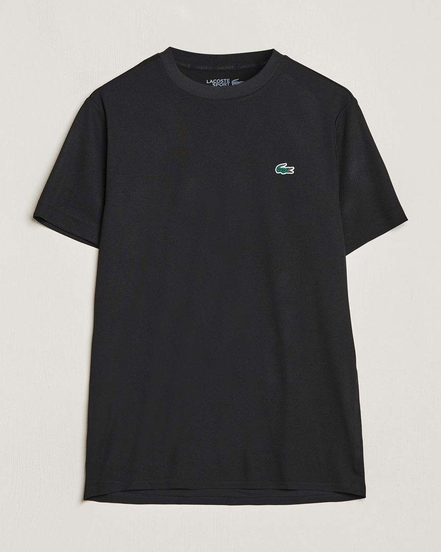 Herre | Sorte t-shirts | Lacoste Sport | Performance Crew Neck T-Shirt Black