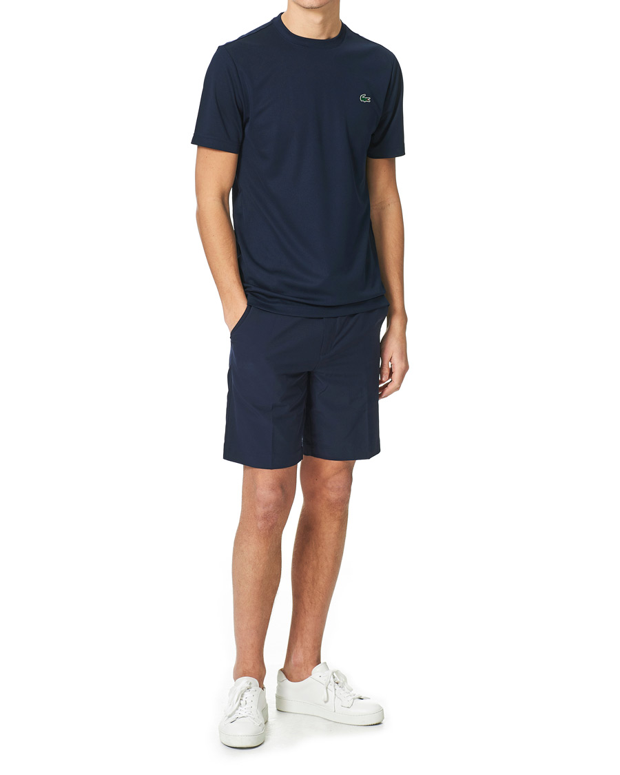 Herre | Lacoste Sport | Lacoste Sport | Performance Crew Neck T-Shirt Navy Blue