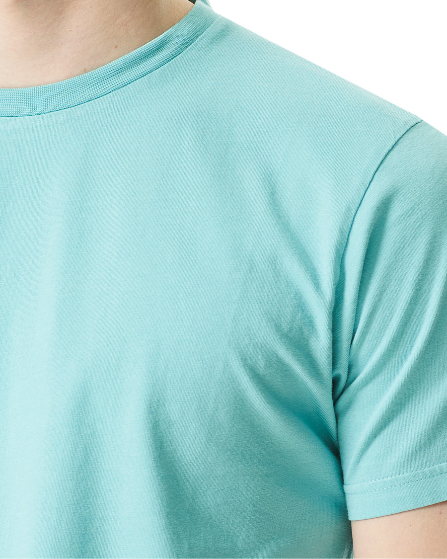 Herre | T-Shirts | Colorful Standard | Classic Organic T-Shirt Teal Blue