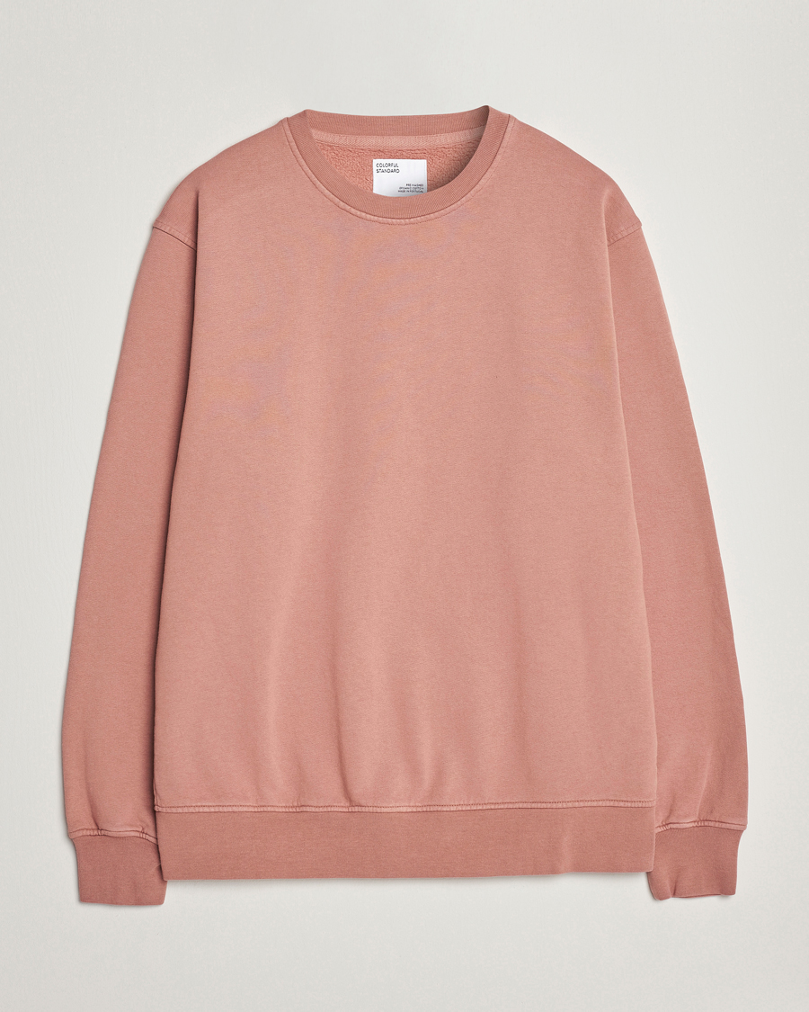 Herre | Trøjer | Colorful Standard | Classic Organic Crew Neck Sweat Rosewood Mist
