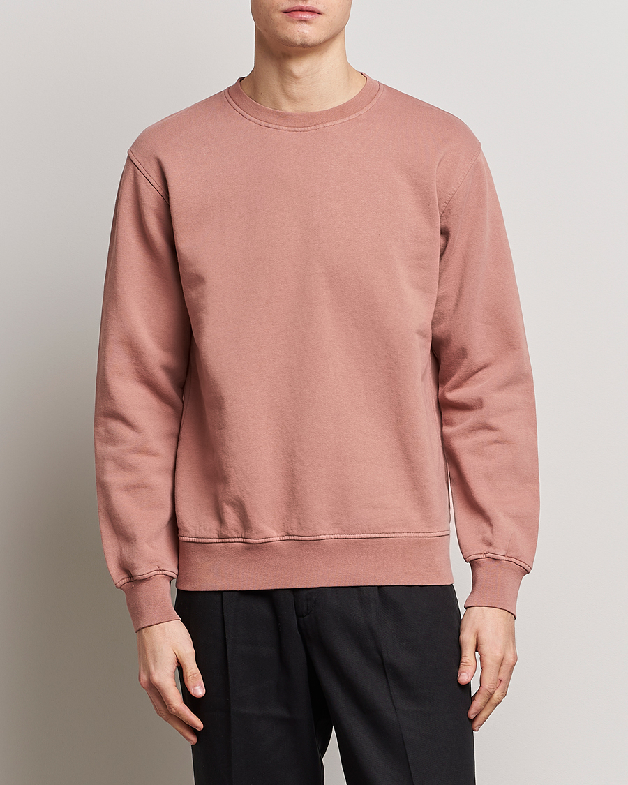 Herre | Gaver til særlige lejligheder | Colorful Standard | Classic Organic Crew Neck Sweat Rosewood Mist