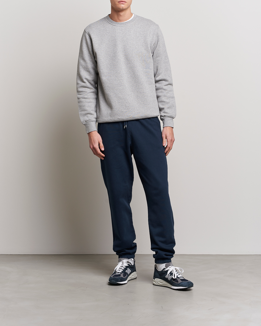Herre | Bukser | Colorful Standard | Classic Organic Sweatpants Navy Blue