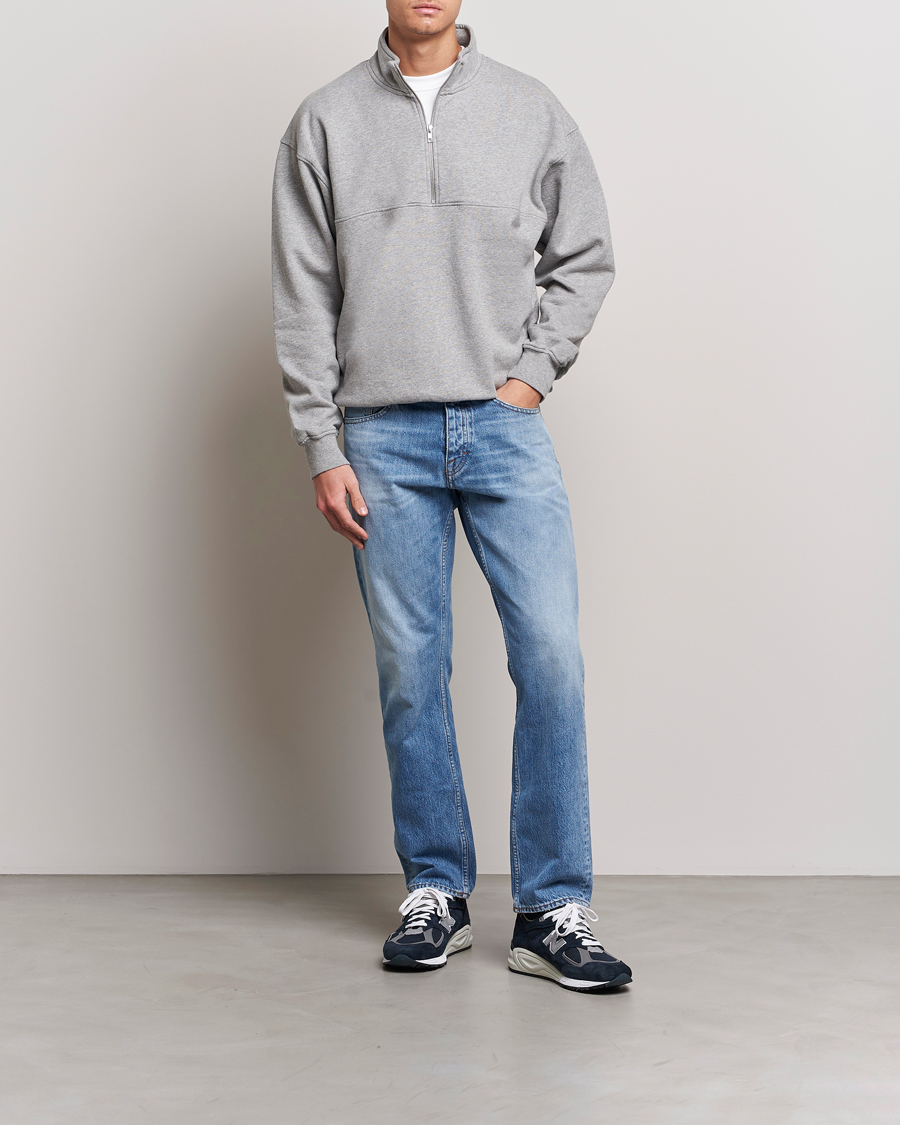 Herre | Trøjer | Colorful Standard | Classic Organic Half-Zip Heather Grey