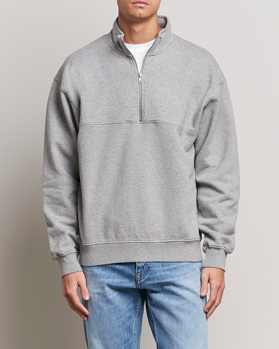 Herre | Half-zip | Colorful Standard | Classic Organic Half-Zip Heather Grey