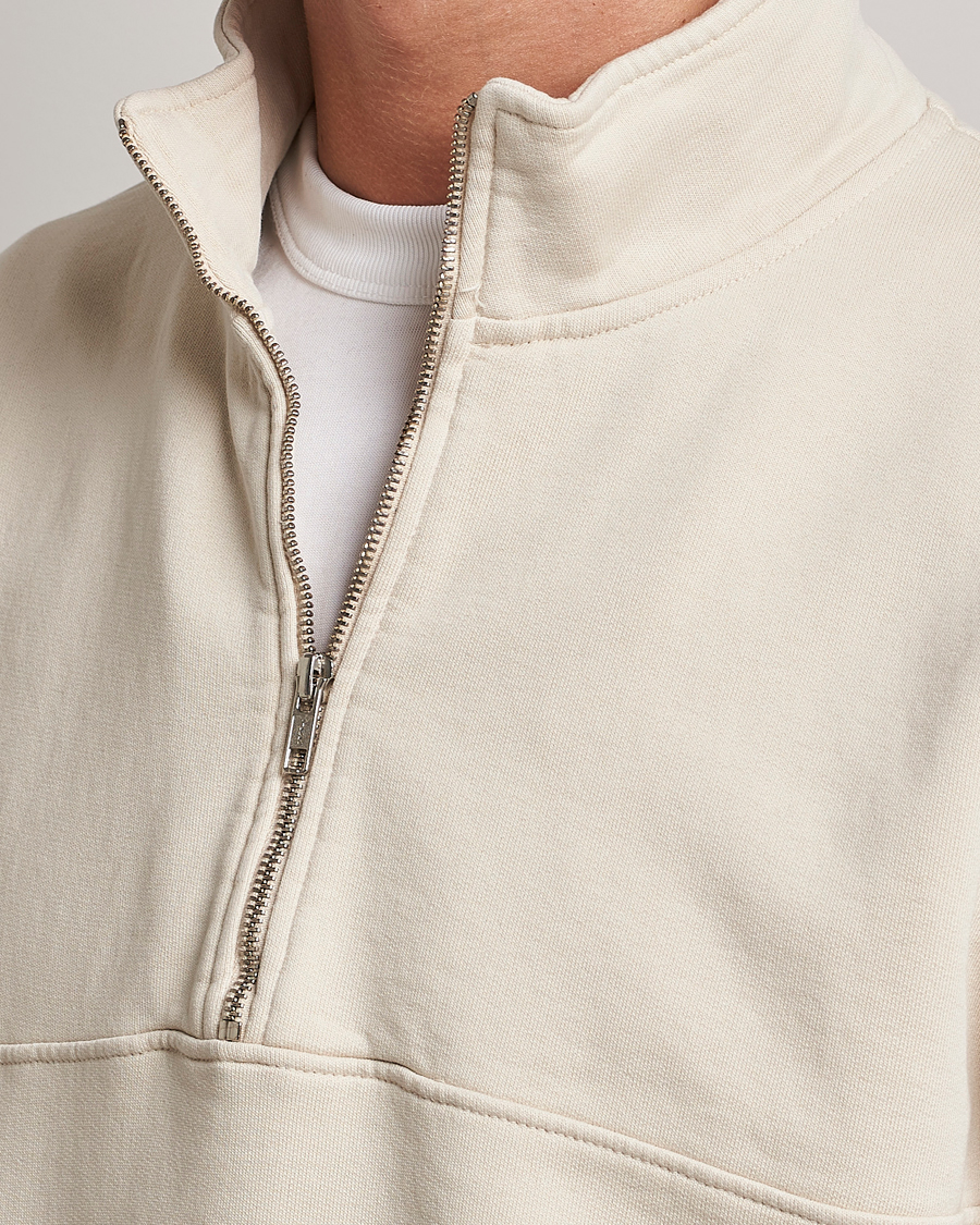 Herre | Trøjer | Colorful Standard | Classic Organic Half-Zip Ivory White