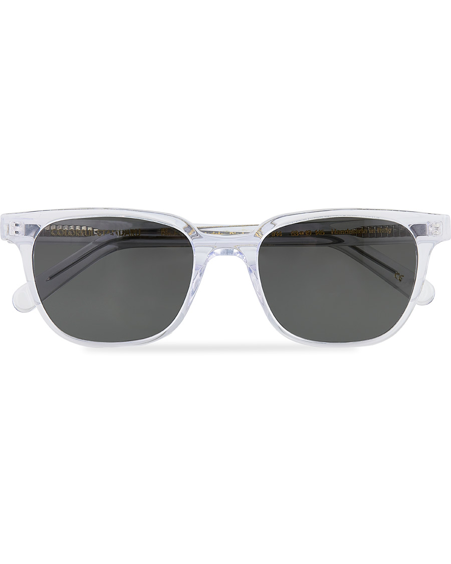 Herre | Colorful Standard #14 Sunglasses Crystal Clear/Black | Colorful Standard | #14 Sunglasses Crystal Clear/Black