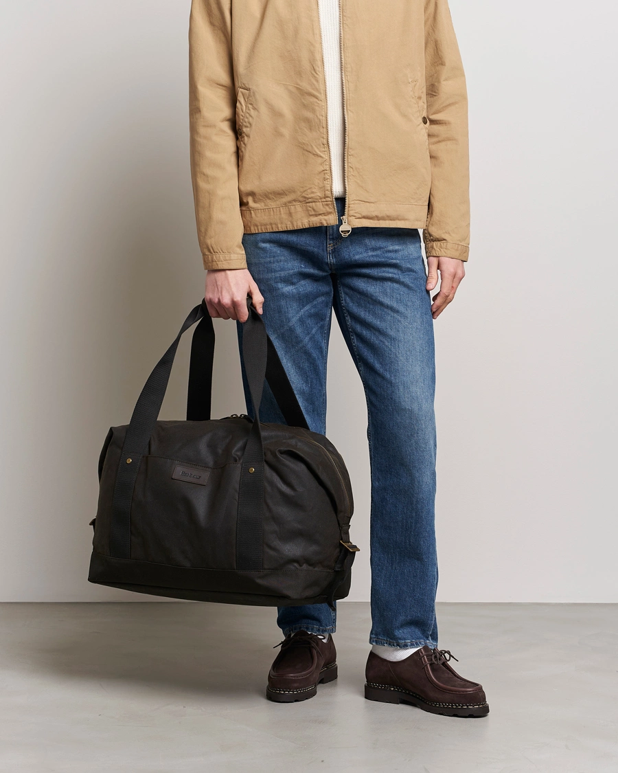 Herre | Barbour Lifestyle | Barbour Lifestyle | Explorer Wax Duffle Bag Olive