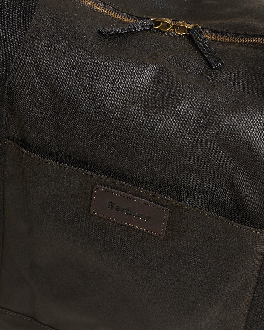 Herre | Barbour Lifestyle Explorer Wax Duffle Bag Olive | Barbour Lifestyle | Explorer Wax Duffle Bag Olive