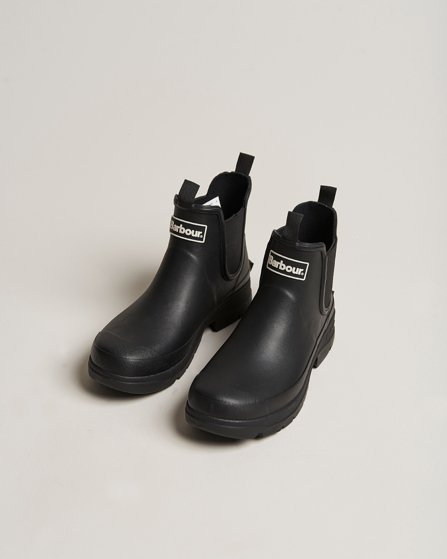Barbour Lifestyle Nimbus Rain Chelsea Boot Black CareOfCarl