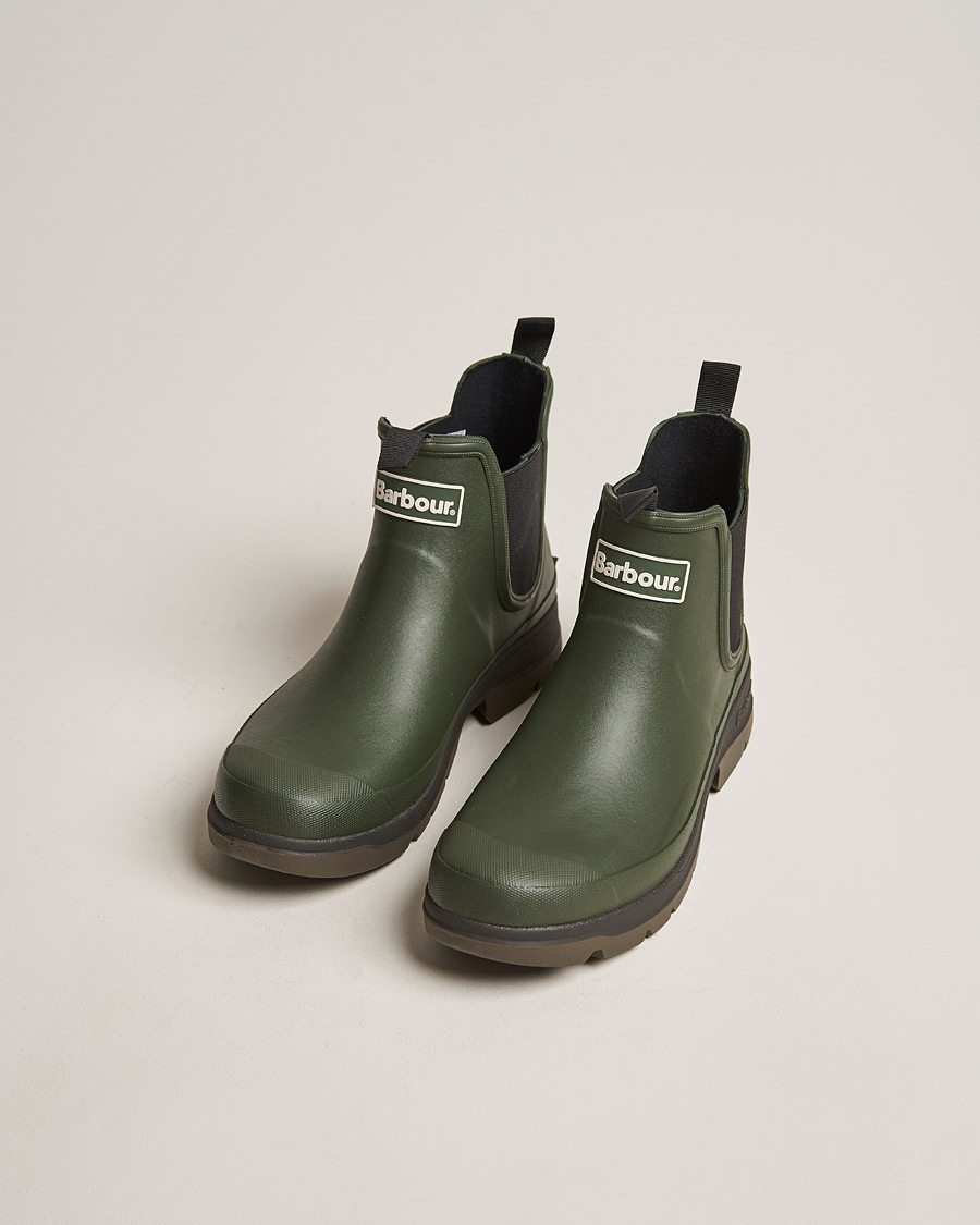 Herre | Gå regnen i møde med stil | Barbour Lifestyle | Nimbus Rain Chelsea Boot Olive