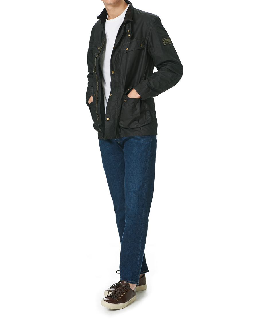 Herre | Jakker | Barbour International | Lightweight Duke Waxed Jacket Sage