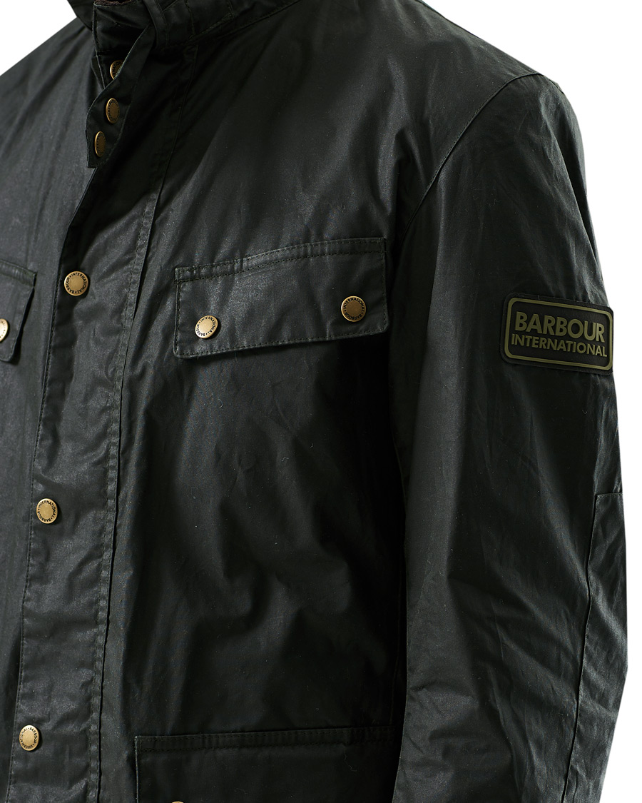 Herre | Jakker | Barbour International | Lightweight Duke Waxed Jacket Sage
