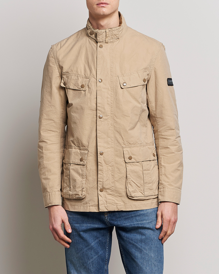 Herre | Tøj | Barbour International | Summer Wash Duke Jacket Beige