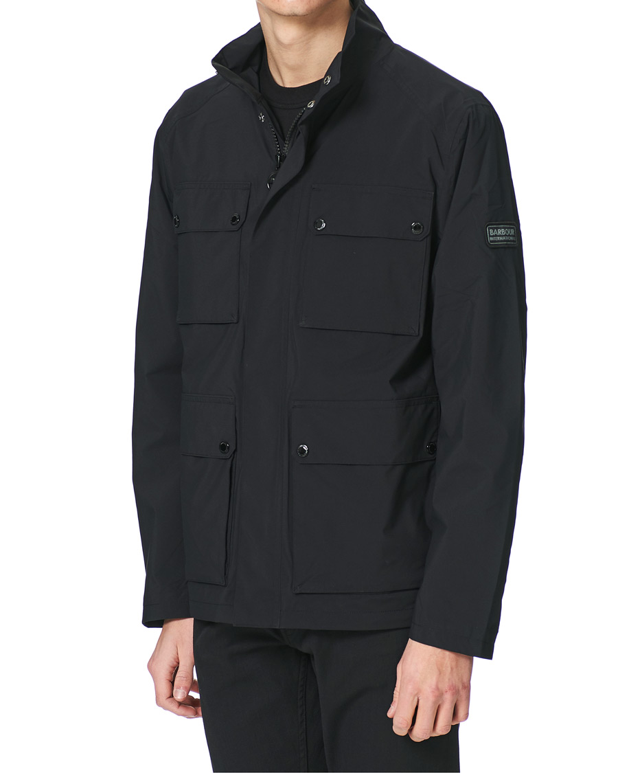 disharmoni tofu indre Barbour International Summerlane Waterproof Field Jacket Black - CareOfCarl