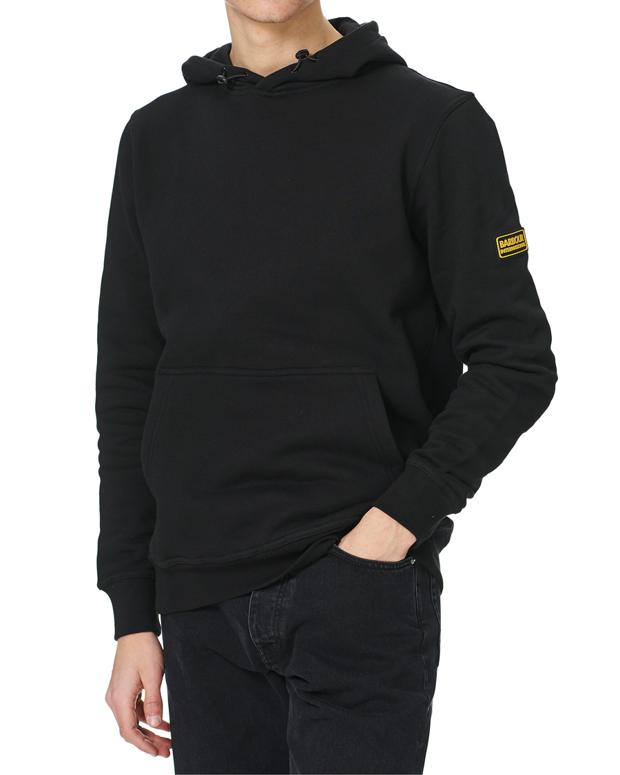 Herre |  | Barbour International | Badge Hoodie Black