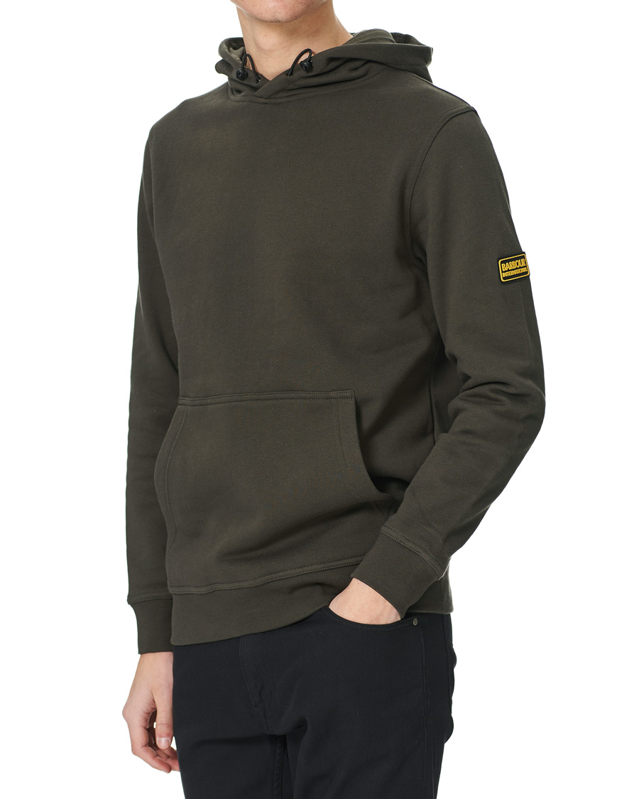 Herre | Trøjer | Barbour International | Legacy Hoodie Forest Green