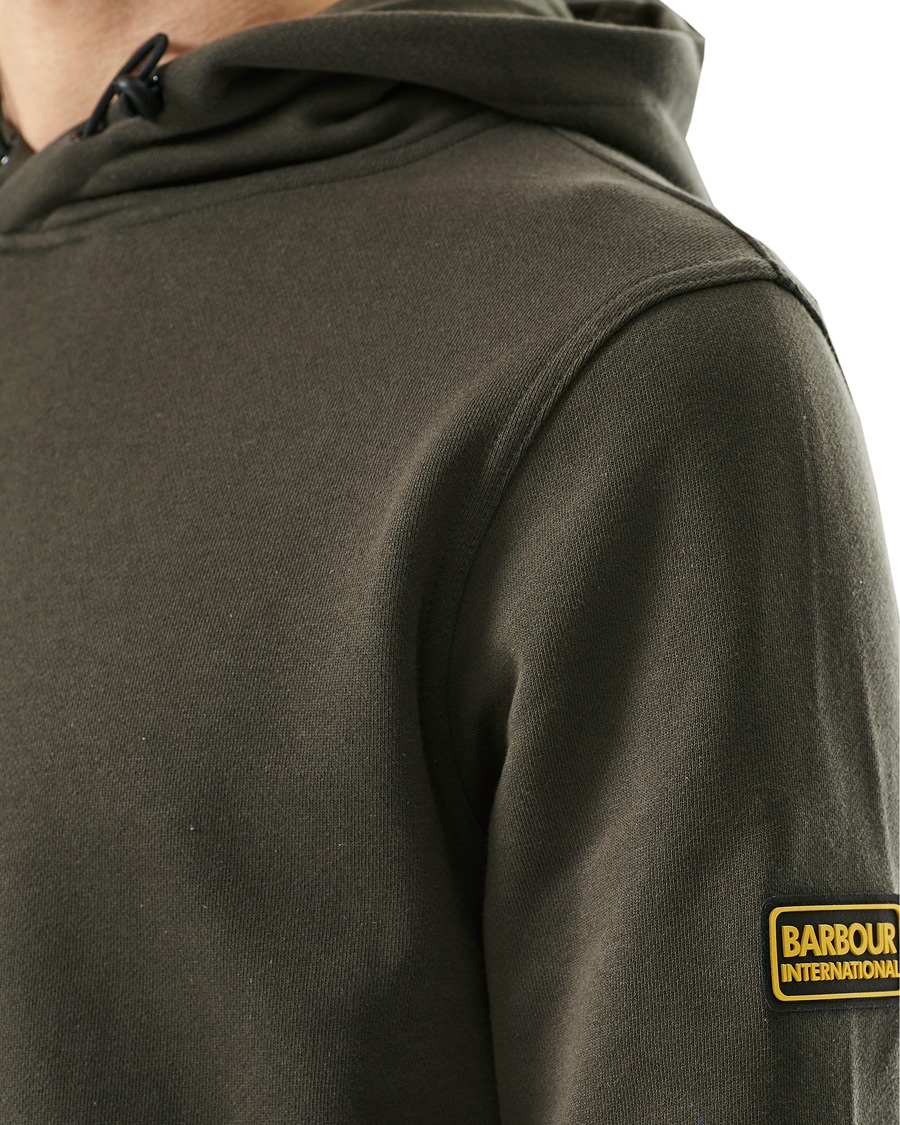 Herre | Trøjer | Barbour International | Legacy Hoodie Forest Green