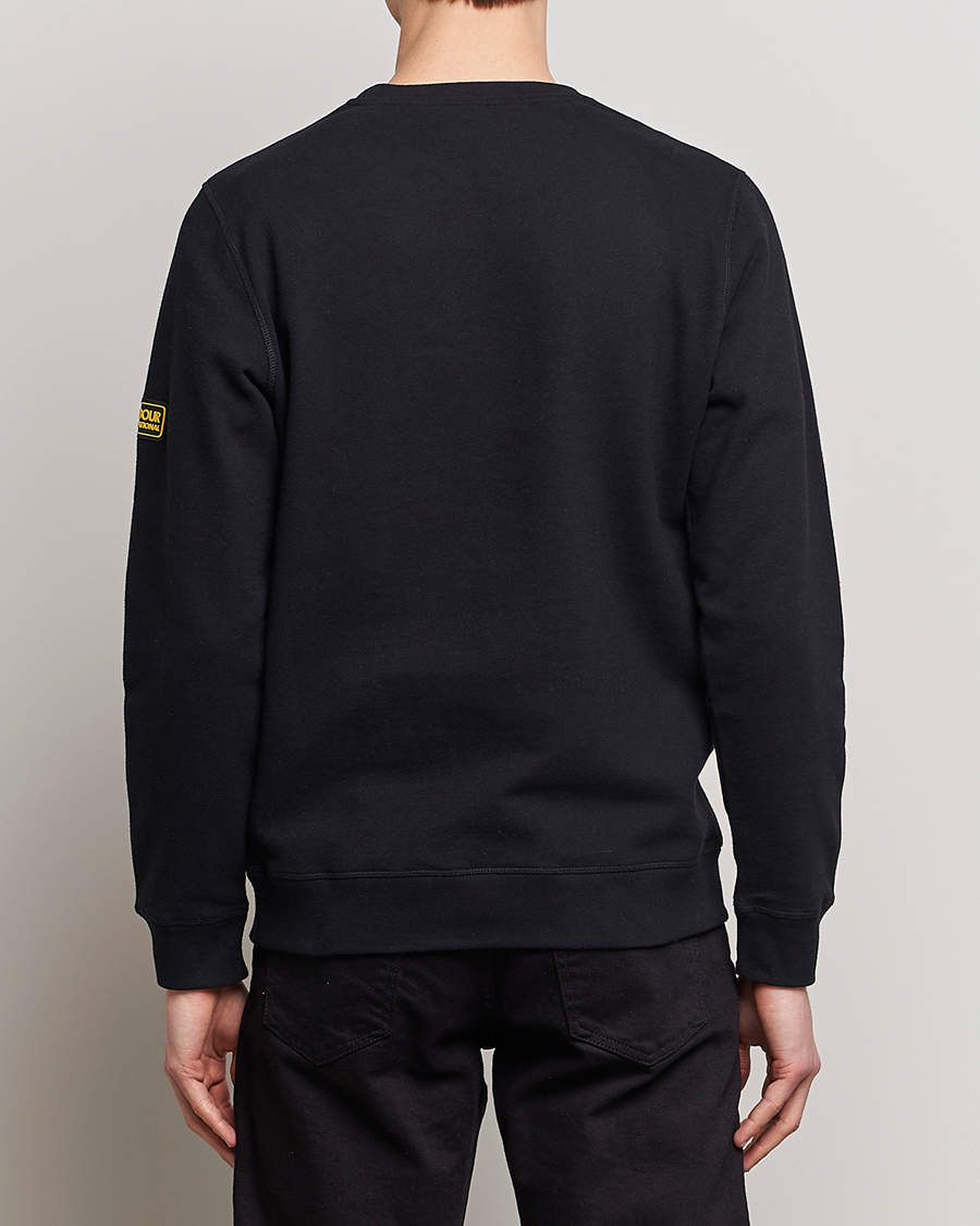 Herre | Trøjer | Barbour International | Badge Crew Neck Sweatshirt Black