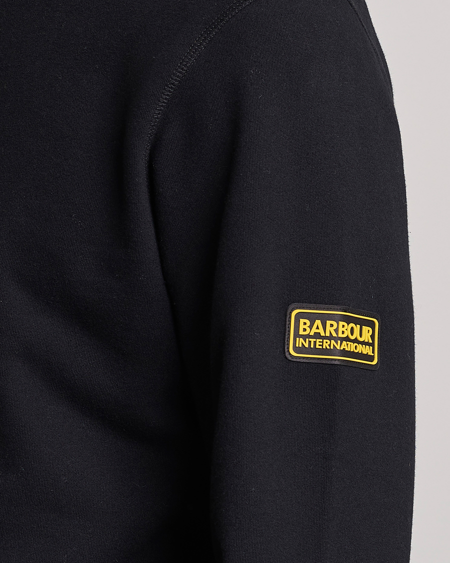 Herre | Trøjer | Barbour International | Badge Crew Neck Sweatshirt Black