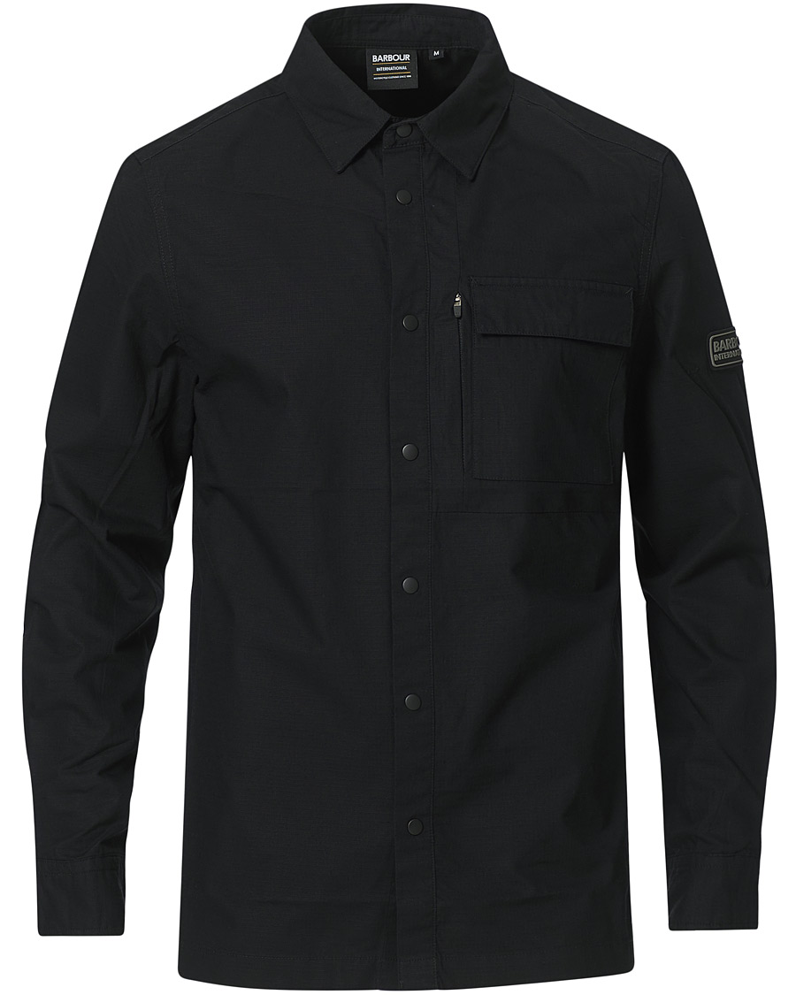 Herre | Skjorter | Barbour International | Rapid Overshirt Black