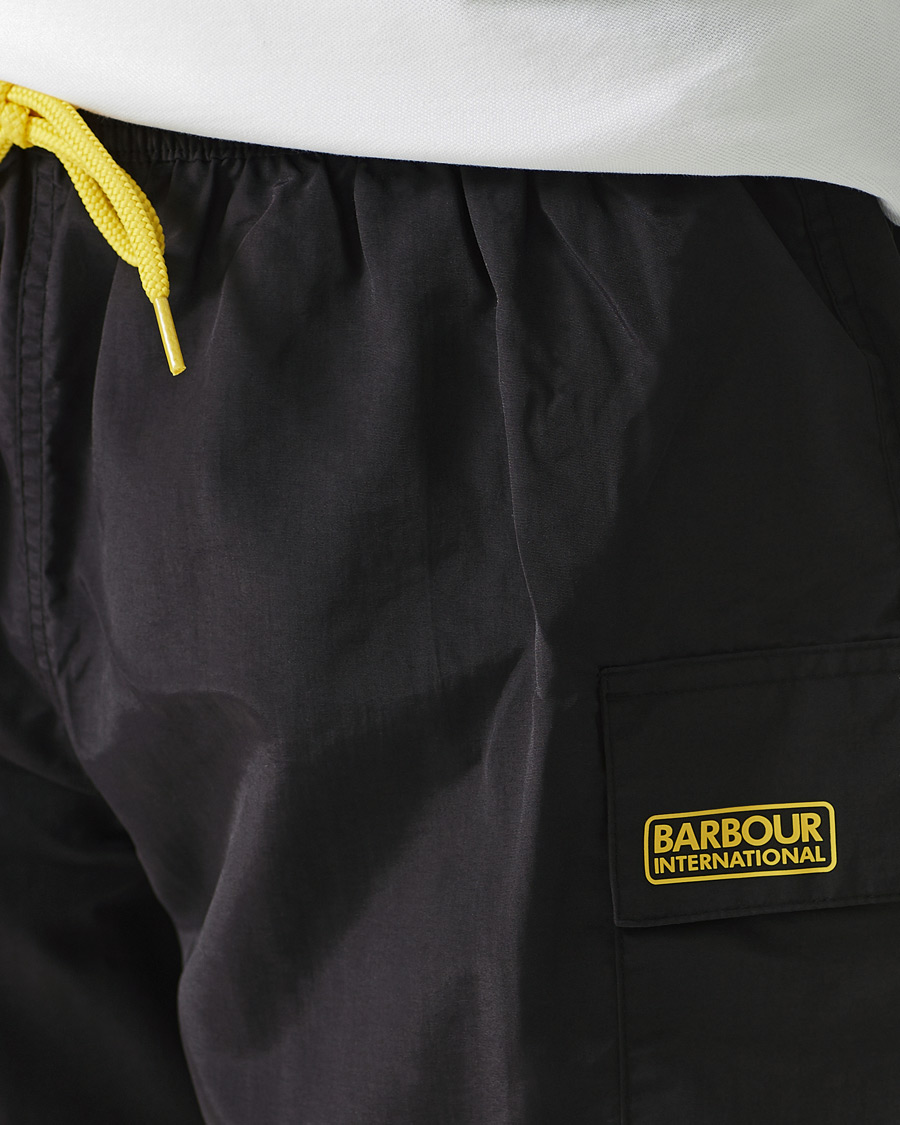 Herre | Badebukser | Barbour International | Cargo Swimshorts Black