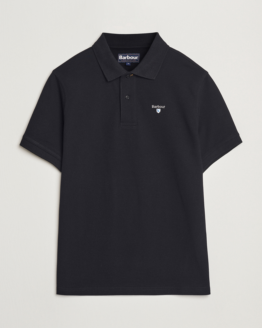 Herre | Polotrøjer | Barbour Lifestyle | Sports Polo Black
