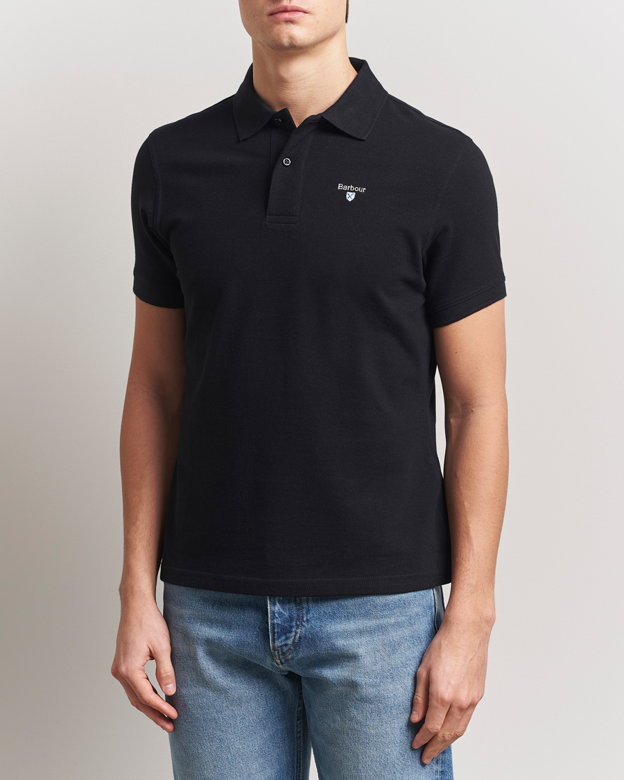 Herre | Polotrøjer | Barbour Lifestyle | Sports Polo Black