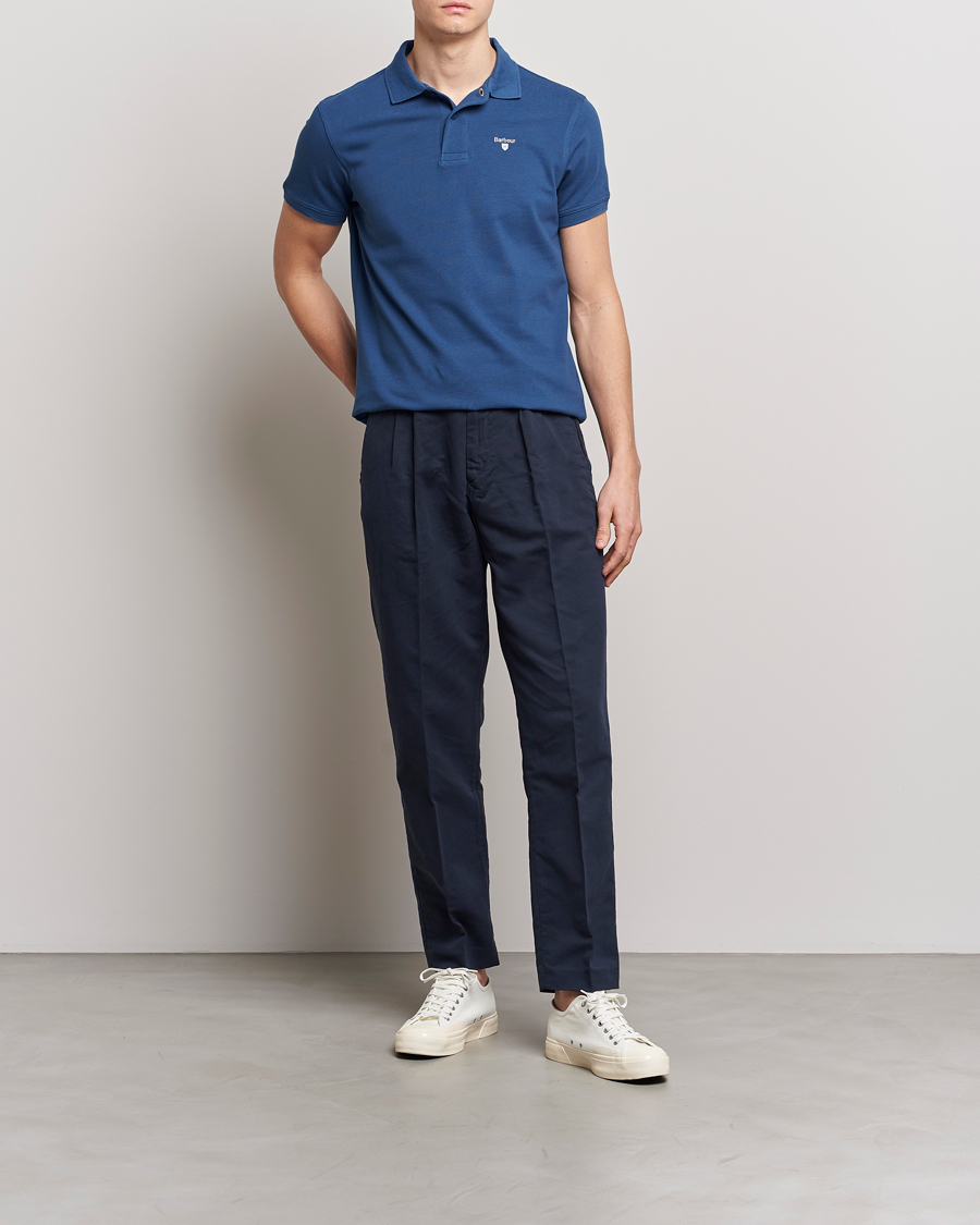 Herre | Polotrøjer | Barbour Lifestyle | Sports Polo Deep Blue