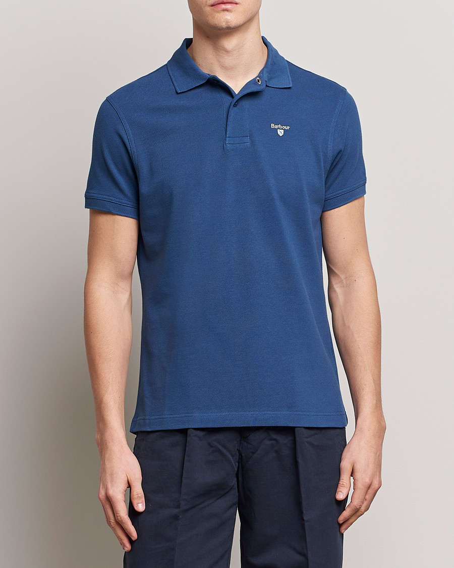 Herr | Pikéer | Barbour Lifestyle | Sports Polo Deep Blue