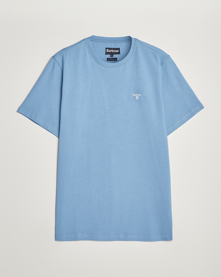 Herre | T-Shirts | Barbour Lifestyle | Sports Crew Neck T-Shirt Blue