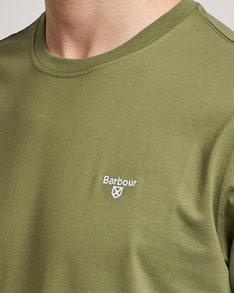 Herre | T-Shirts | Barbour Lifestyle | Essential Sports T-Shirt Burnt Olive