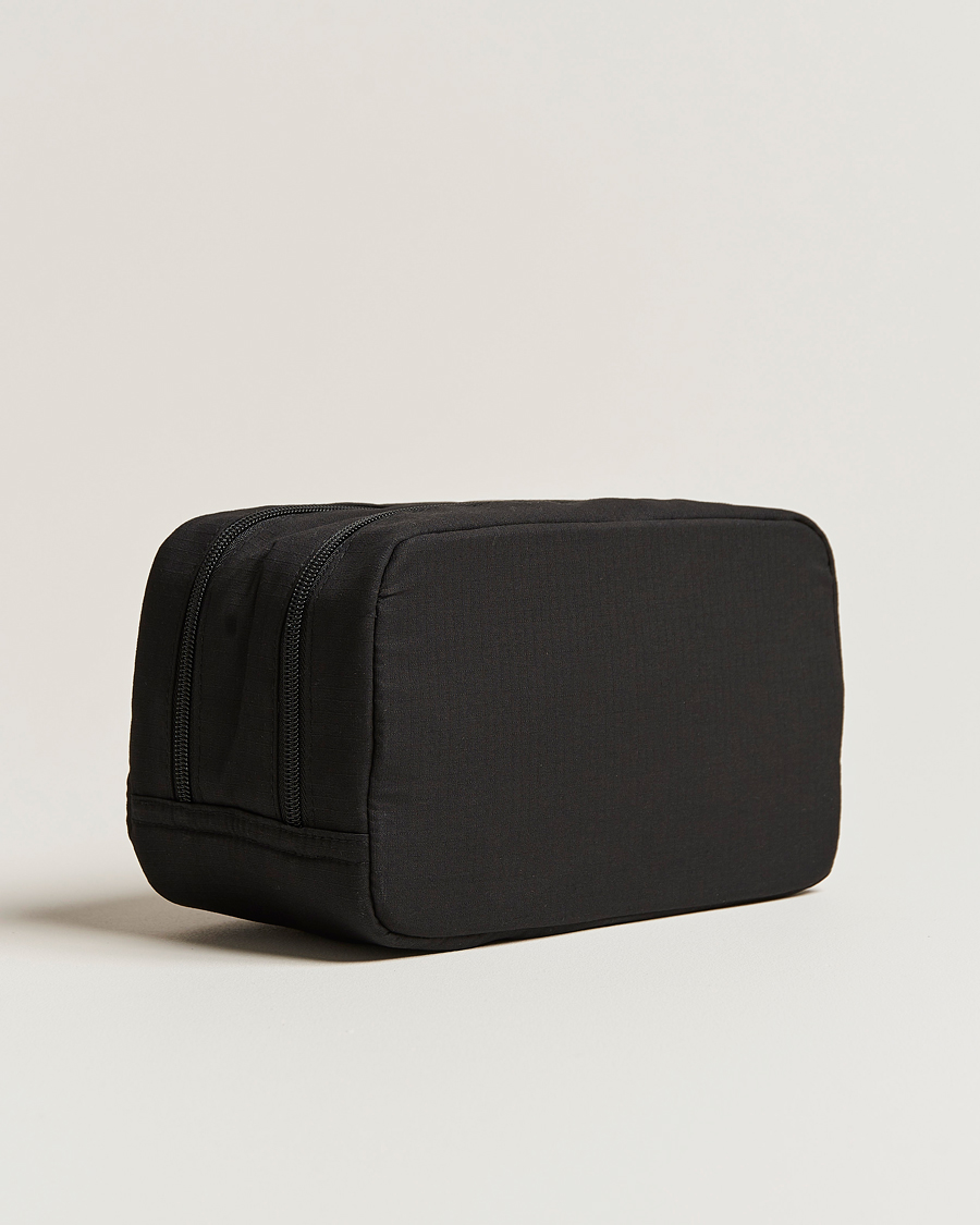 Herre | Barbour Lifestyle Double Zip Washbag Black | Barbour Lifestyle | Double Zip Washbag Black