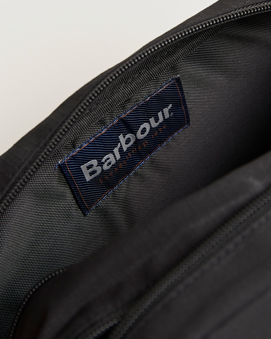 Herre | Barbour Lifestyle Double Zip Washbag Black | Barbour Lifestyle | Double Zip Washbag Black
