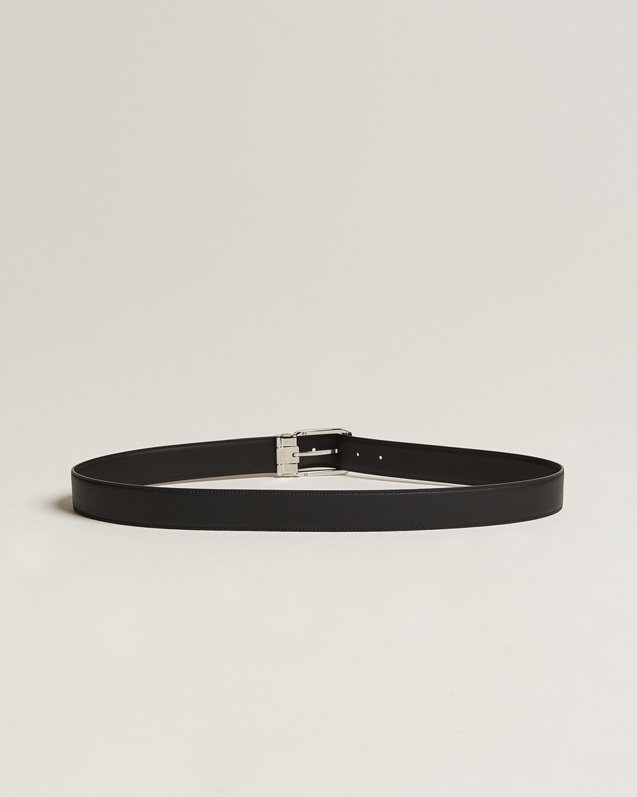 Herre | Tilbehør | Montblanc | Black 35 mm Leather belt Black