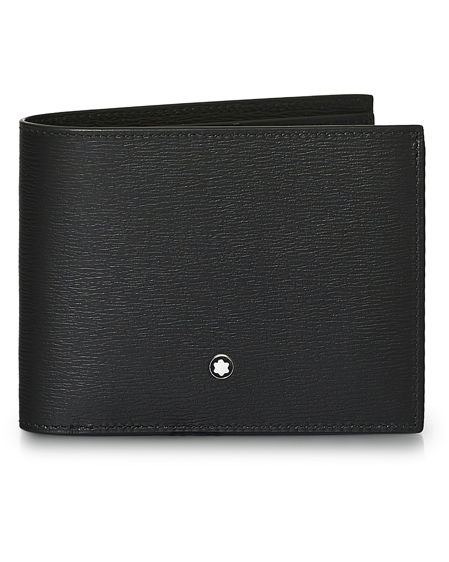 Herre | Montblanc Meisterstück 4810 Wallet 6cc with 2 view pockets Black | Montblanc | Meisterstück 4810 Wallet 6cc with 2 view pockets Black