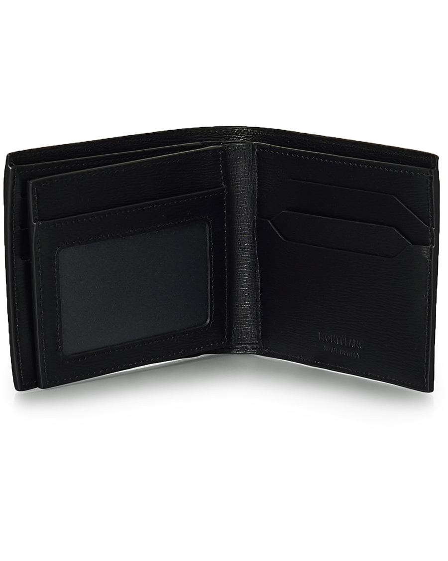 Herre | Montblanc Meisterstück 4810 Wallet 6cc with 2 view pockets Black | Montblanc | Meisterstück 4810 Wallet 6cc with 2 view pockets Black