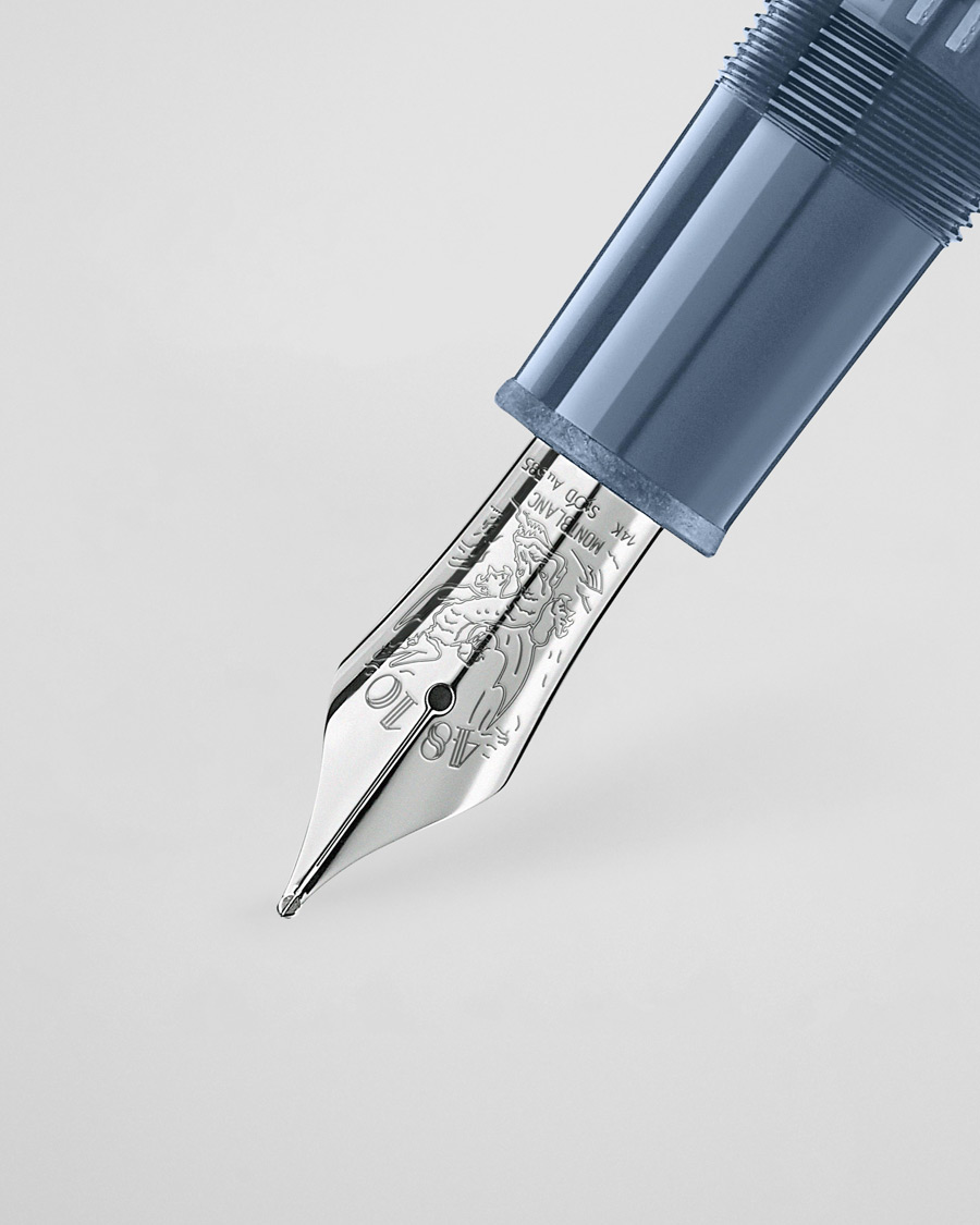 Herre | Penner | Montblanc | Meisterstück Glacier LeGrand Fountain Pen Blue