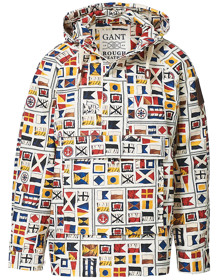 Herre | Jakker | GANT | RW Flag Anorak Cream