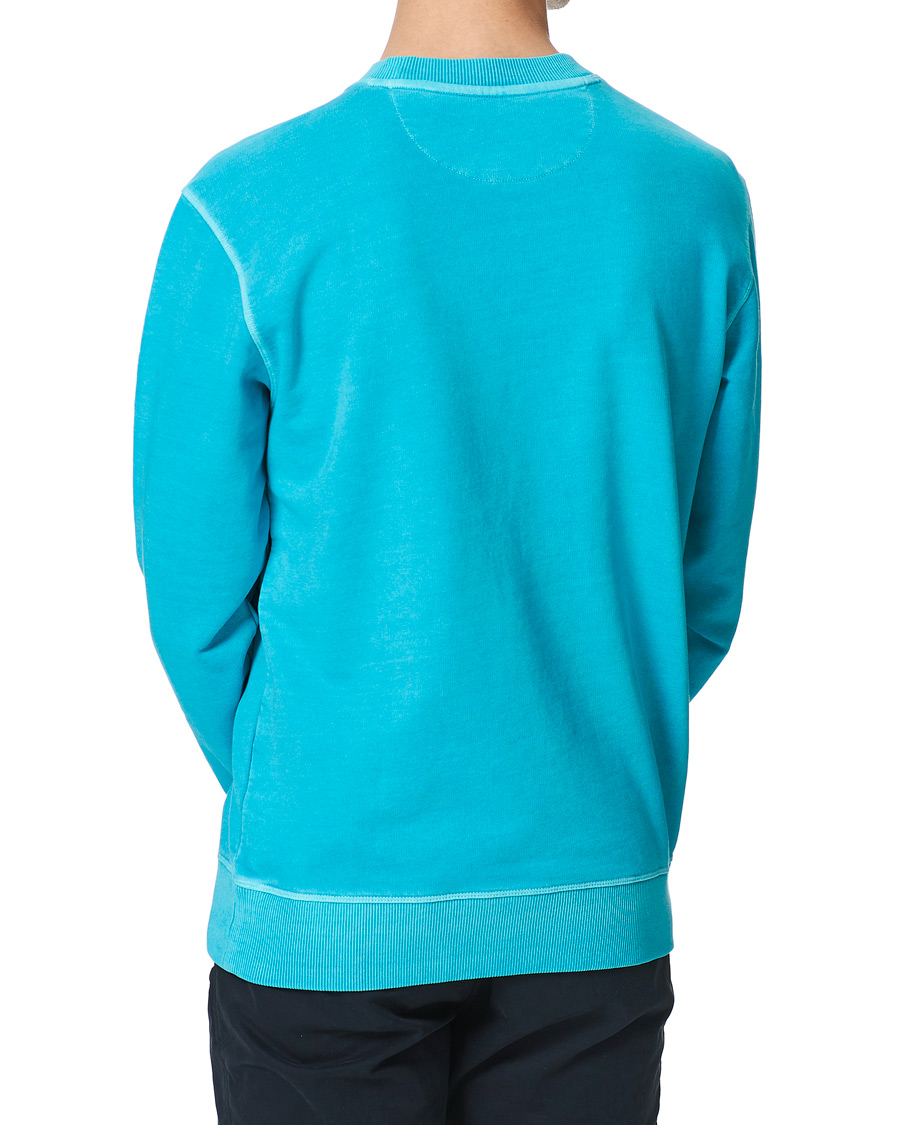 Herre | Trøjer | GANT | Sunbleached Crew Neck Sweatshirts Aqua Green