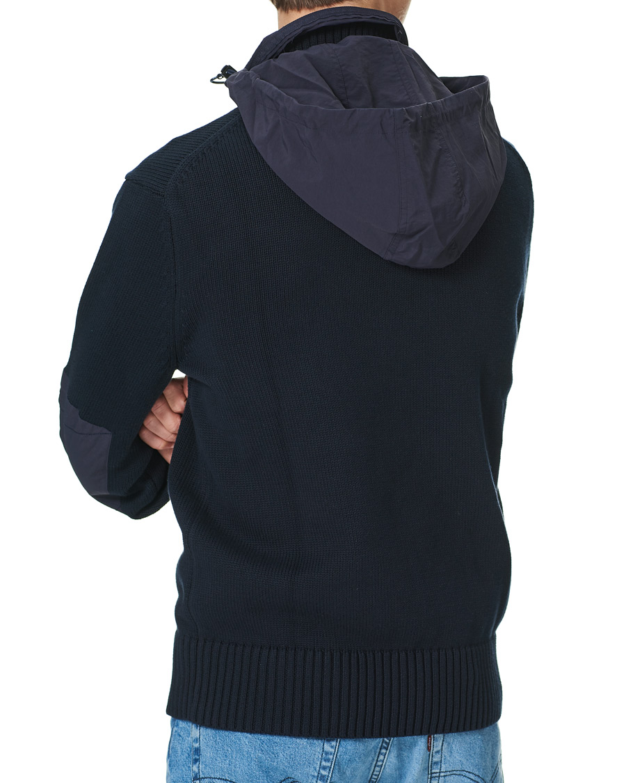 Herre | Trøjer | GANT | Rough Weather Half-Zip Sweater Evening Blue
