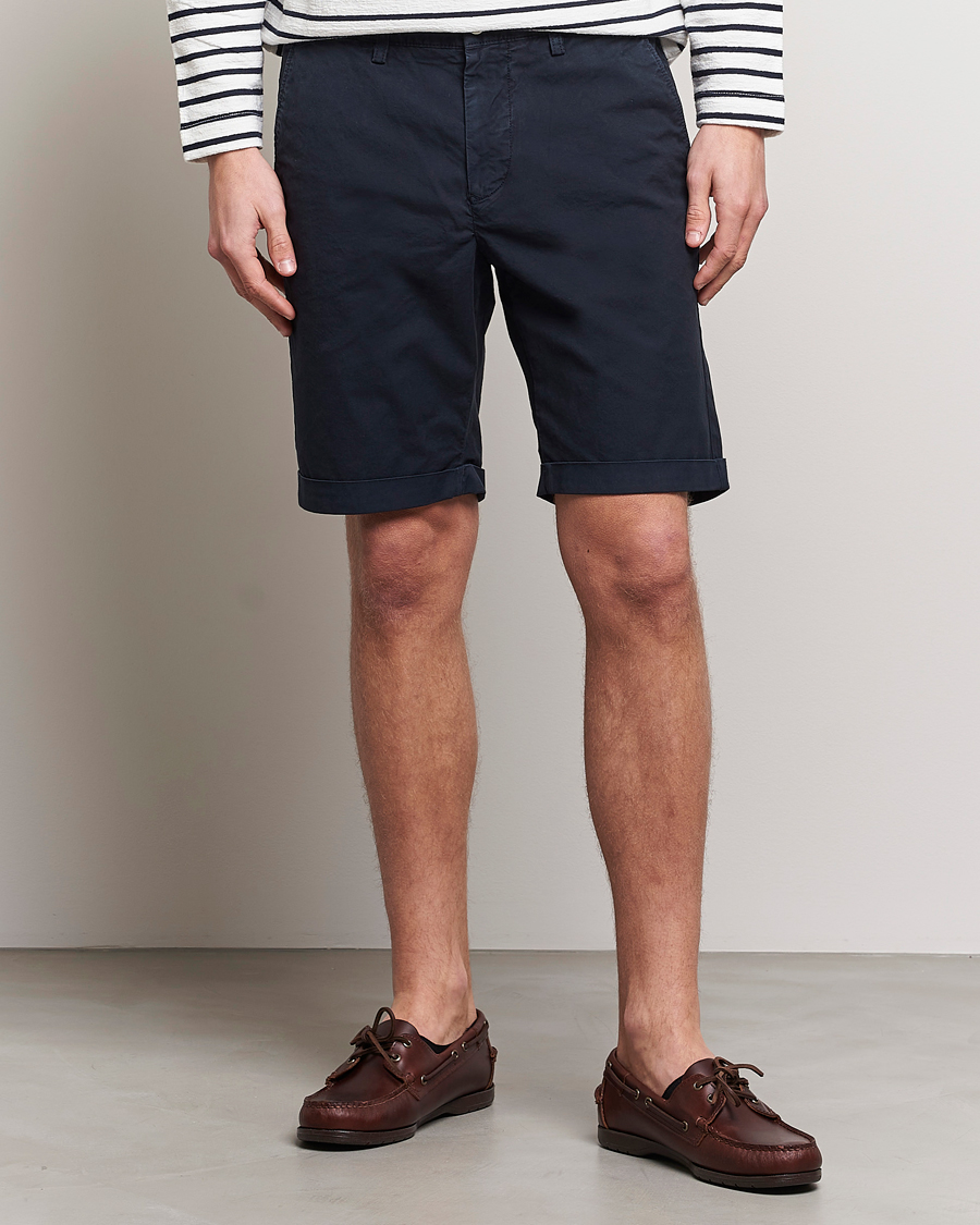 Herre | Chino shorts | GANT | Regular Sunbleached Shorts Marine