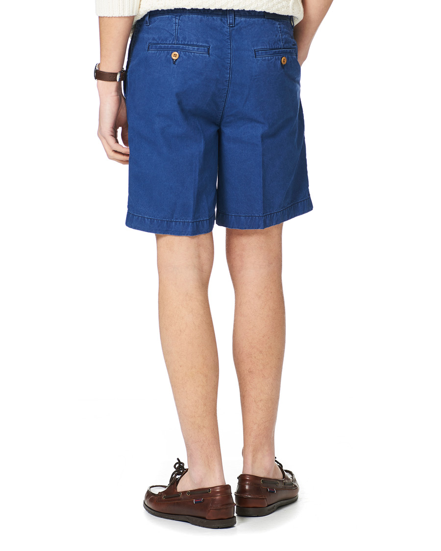 Herre | Shorts | GANT | Foam Dyed Shorts Indigo Blue