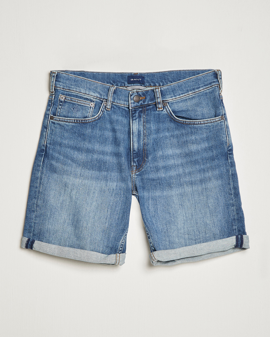 Herre | Shorts | GANT | Arley Denim Shorts Light Blue