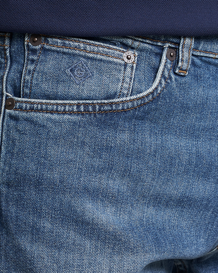 Herre | Shorts | GANT | Arley Denim Shorts Light Blue