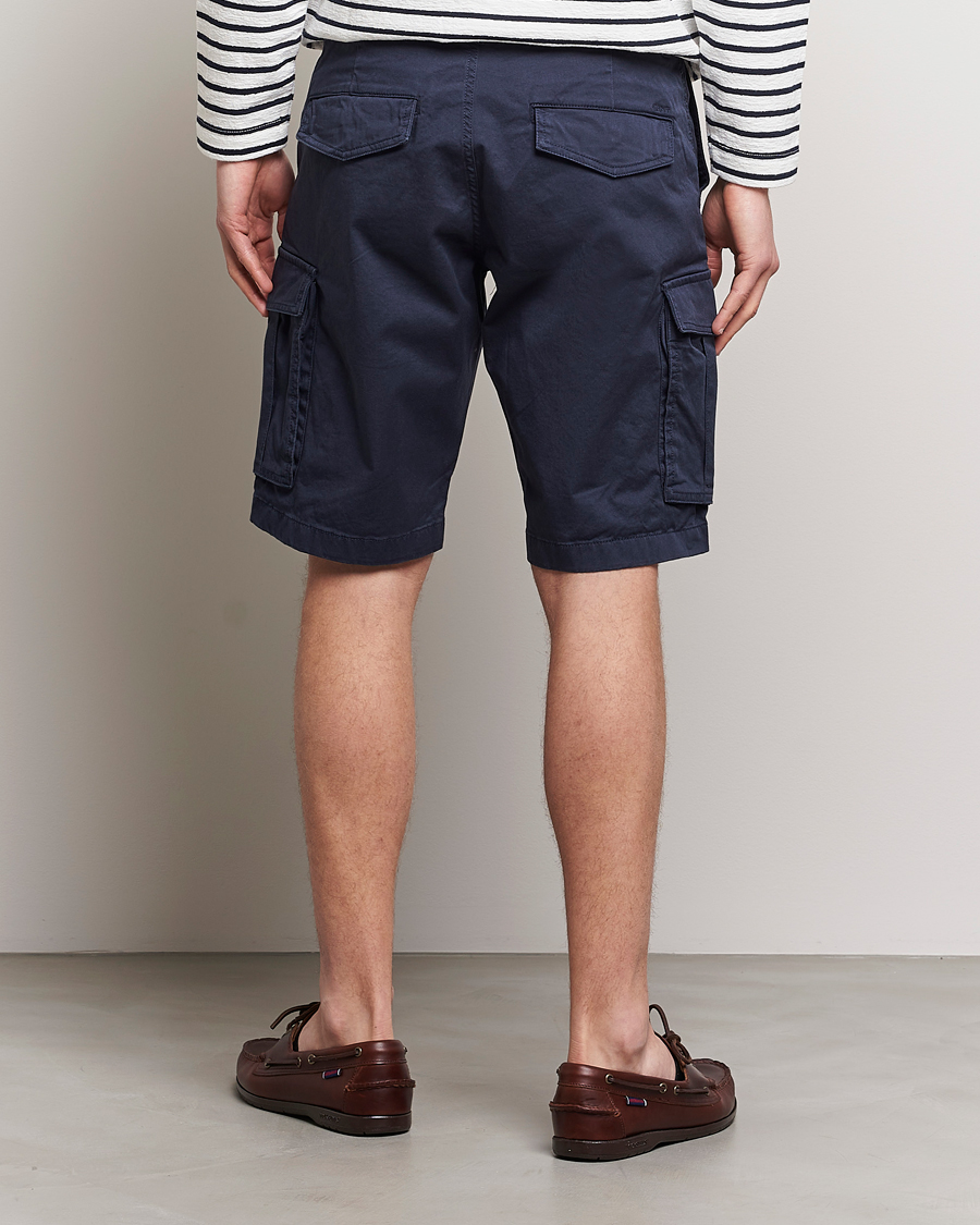 Herre | Shorts | GANT | Relaxed Twill Cargoshorts Marine